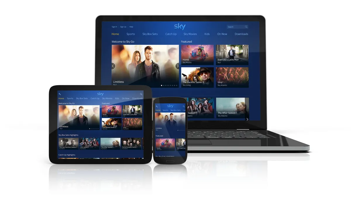 Screenshot of Sky Go